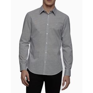 Calvin Klein Men’s XL Gray Button Up Dress Shirt